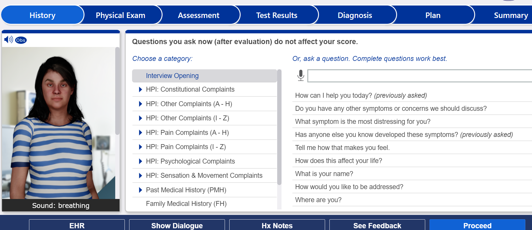 ihuman case answers